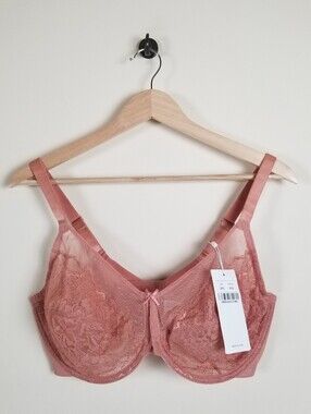 HSIA Lace Mesh Underwire Bra Size 38G